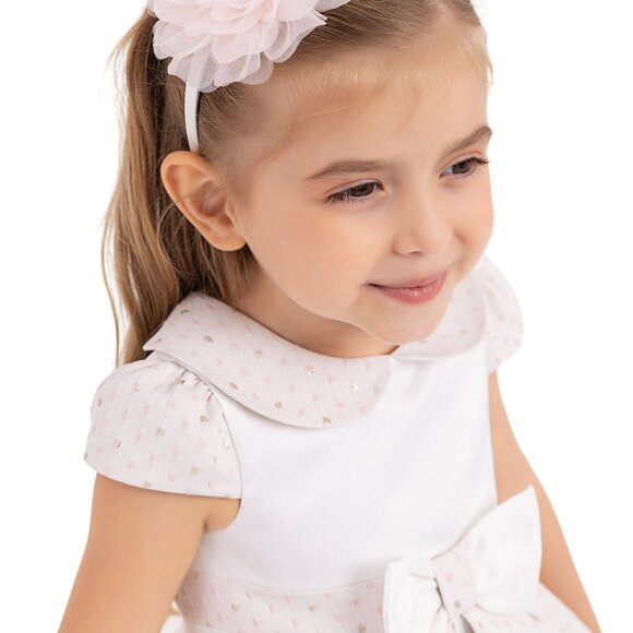Baby Girl Sweet Sparkle Bow Dress - Picture 2 of 4